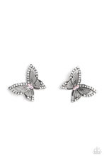 Load image into Gallery viewer, oak-sisters-jewelry-wispy-wings-pink-post earrings-paparazzi-accessories-by-lisa
