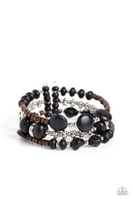 Load image into Gallery viewer, oak-sisters-jewelry-operation-outdoors-black-bracelet-paparazzi-accessories-by-lisa
