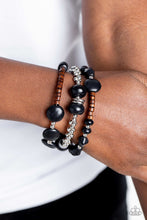 Load image into Gallery viewer, Paparazzi 🔆 Operation Outdoors - Black Bracelet
