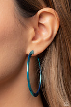 Load image into Gallery viewer, Paparazzi 🔆 Pop HOOP - Blue Earrings
