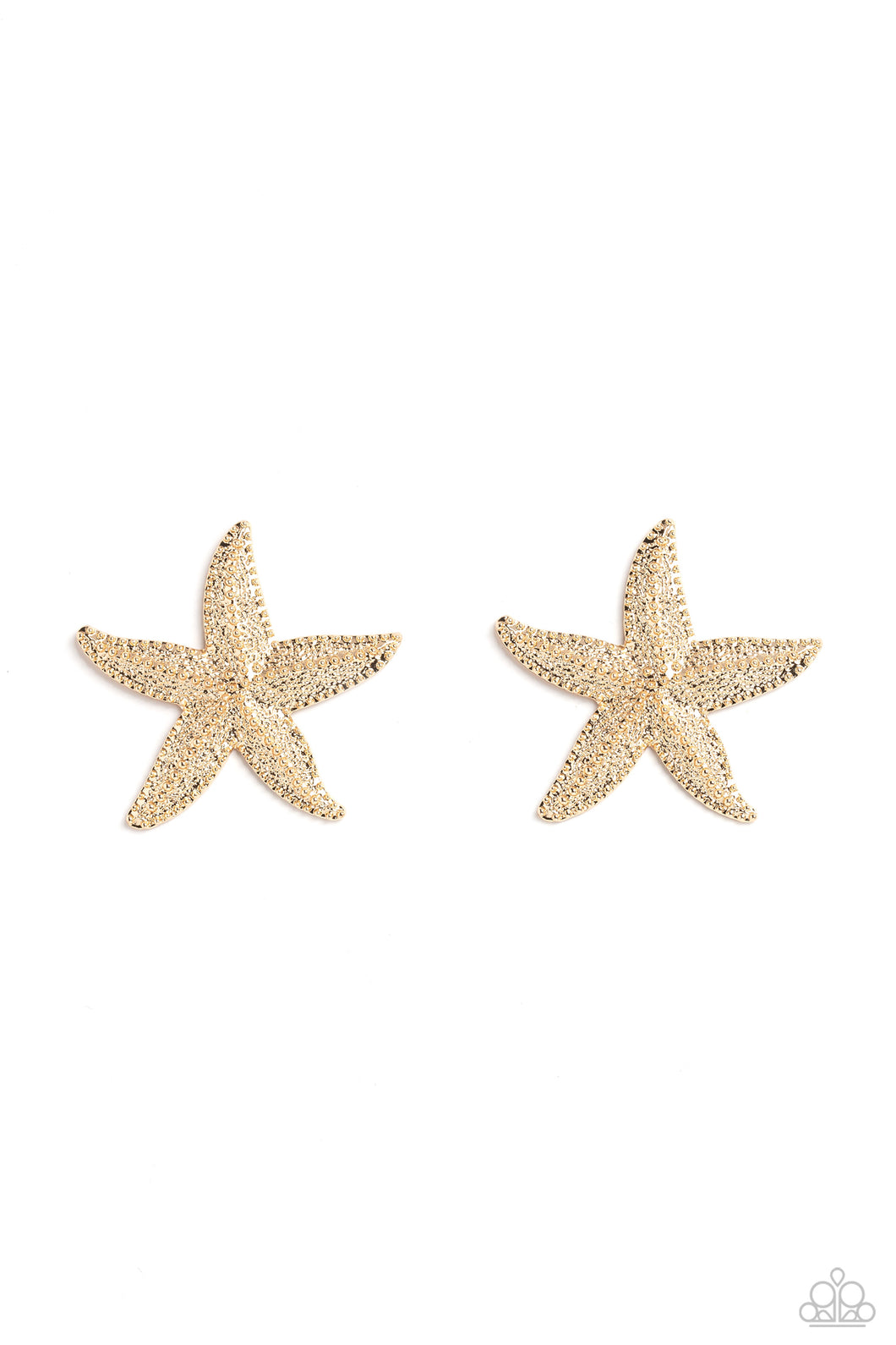 oak-sisters-jewelry-starfish-season-gold-post earrings-paparazzi-accessories-by-lisa