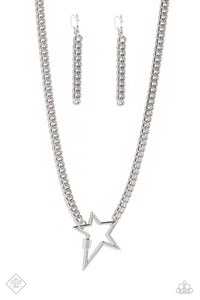 oak-sisters-jewelry-playful-popstar-silver-necklace-paparazzi-accessories-by-lisa