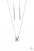 Load image into Gallery viewer, oak-sisters-jewelry-leave-your-initials-silver-k-paparazzi-accessories-by-lisa
