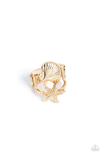 Load image into Gallery viewer, oak-sisters-jewelry-seashell-showcase-gold-ring-paparazzi-accessories-by-lisa
