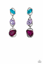 Load image into Gallery viewer, oak-sisters-jewelry-dimensional-dance-multi-post earrings-paparazzi-accessories-by-lisa
