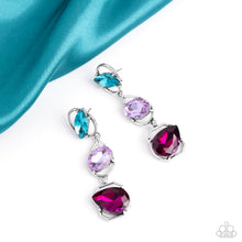 Load image into Gallery viewer, Paparazzi 🔆 Dimensional Dance - Multi Post Earrings
