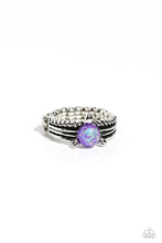 Load image into Gallery viewer, oak-sisters-jewelry-sinuous-spotlight-purple-ring-paparazzi-accessories-by-lisa
