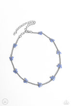 Load image into Gallery viewer, oak-sisters-jewelry-flying-in-wait-blue-necklace-paparazzi-accessories-by-lisa
