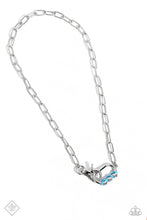 Load image into Gallery viewer, oak-sisters-jewelry-dont-want-to-miss-a-string-blue-necklace-paparazzi-accessories-by-lisa
