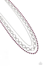 Load image into Gallery viewer, oak-sisters-jewelry-tasteful-tiers-pink-necklace-paparazzi-accessories-by-lisa
