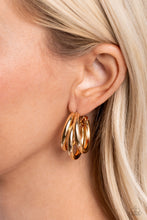 Load image into Gallery viewer, Paparazzi 🔆 HOOP of the Day - Gold Earrings
