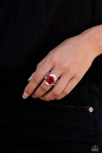 Load image into Gallery viewer, Paparazzi 🔆 ROSE to My Heart - Red Ring 🔆 Exclusive 2023 Convention Collection
