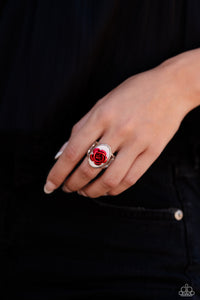 Paparazzi 🔆 ROSE to My Heart - Red Ring 🔆 Exclusive 2023 Convention Collection