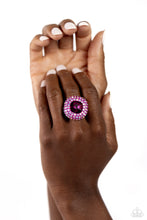 Load image into Gallery viewer, Paparazzi 🔆 Glistening Grit - Pink Ring
