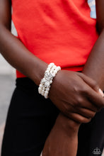 Load image into Gallery viewer, Paparazzi 🔆 How Do You Do? - White Bracelet 🔆 Exclusive 2023 Convention Collection
