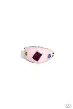 Load image into Gallery viewer, oak-sisters-jewelry-blinding-behavior-pink-ring-paparazzi-accessories-by-lisa
