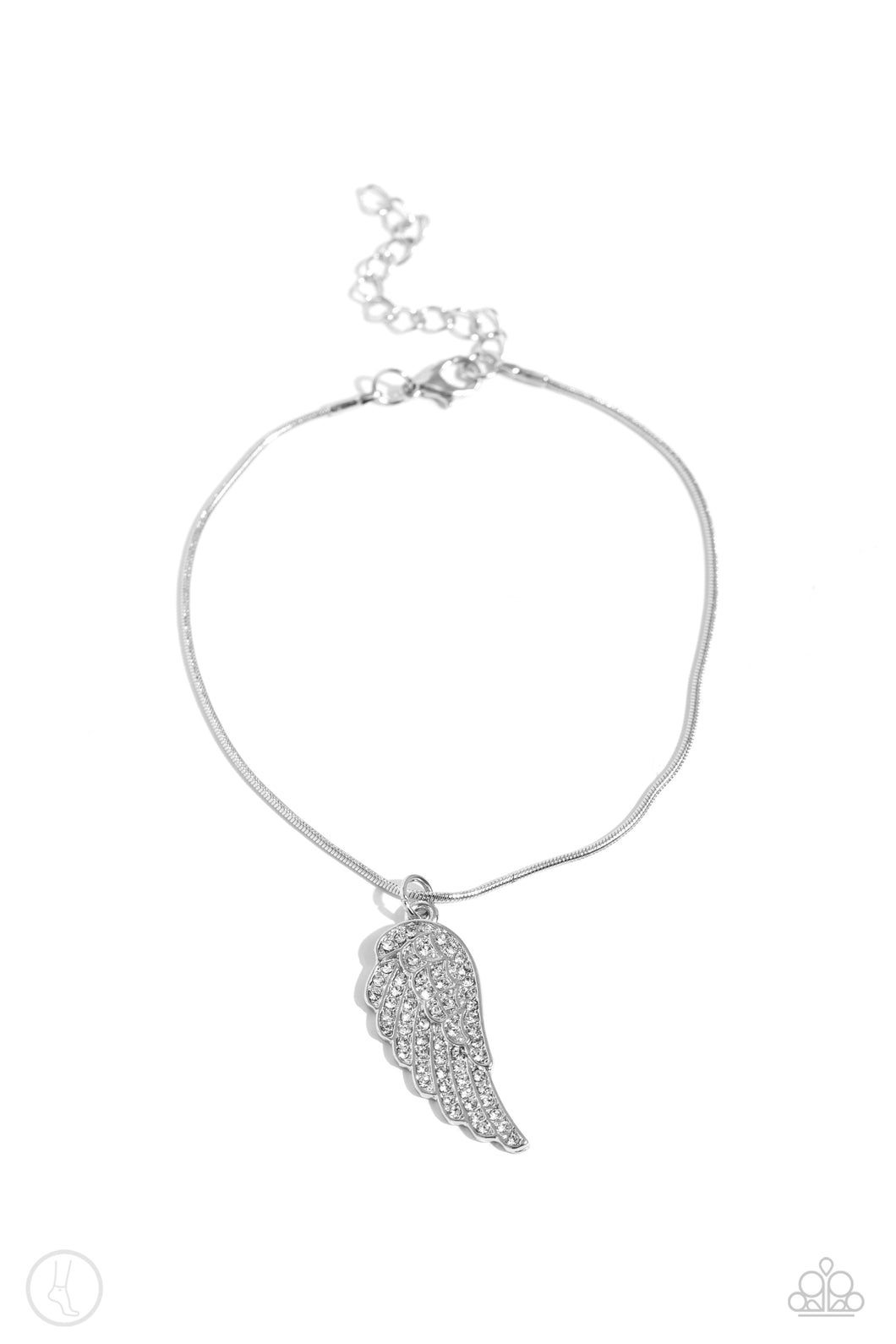 oak-sisters-jewelry-angelic-accent-white-anklet-paparazzi-accessories-by-lisa